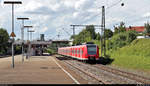 Nachschuss auf 426 020-4, 425 814-1 und 426 004-8  Walhausen  von DB Regio Baden-Württemberg, im Dienste der Abellio Rail Baden-Württemberg GmbH (Ersatzzug), als RB 19326 (RB18) von