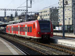 DB - ETR  426 512-0 bei der ausfahrt aus dem Bahnhof Schaffhausen am 05.02.2021