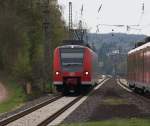 Mini Quietschie - An Sonntagen reichen meist die Mini Quietschies der Baureihe 426 auf der Relation Türkismühle - Saarbrücken aus.