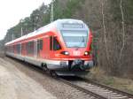 FLIRT 427 004/827 004/304/604/427 504 am Haltepunkt Prora-Ost am 10.04.2008