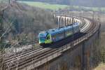 ET 001 der Westfalenbahn als RB 72 nach Herford erreicht Altenbeken.