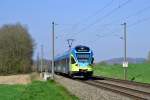 427 115 (ET 007) als RB61 (WFB 90493) Bad Bentheim - Bielefeld Hbf am 15.04.2015 bei Bruchmühlen