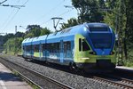 RHEINE (Kreis Steinfurt), 20.07.2016, ET 012 der Westfalenbahn als RB65 nach Münster Hbf im Bahnhof Rheine-Mesum