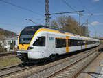 Ende April 2021 konnte ich auf dem Ferngleis in Wuppertal-Unterbarmen den Elektrotriebzug ET7.09 bei der Durchfahrt ablichten.