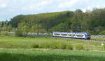 Cantus 428 xxx als RB 24217 von Kassel Hbf nach Fulda, am 19.05.2021 in Oberhaun.
