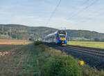 428 052 als R5 in Richtung Bad Hersfeld bei Reilos am 11.10.2023 unterwegs.