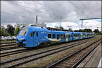 Der Arverio ET 4.32 1428036-6 wartet hier am 12.5.2026 um 10.03 Uhr im Bahnhof Buchloe auf seinen n�chsten Einsatz.