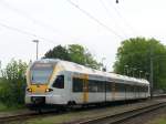 Eurobahn Flirt ET 6.02 als RE13 nach Venlo, Ausfahrt in Breyell.