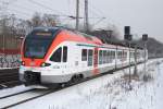 428 138-2 (TW 404 VIAS) als ODEG Ersatzzug (RE 4) bei der Einfahrt in den Bahnhof Rathenow am 14.12.2012