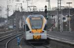 MÜNSTER, 19.01.2011, ET 5.03 der eurobahn als RB 69 nach Bielefeld Hbf bei der Ausfahrt aus Münster Hbf    