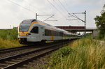 Aus Venlo die Steigung hinauf kam der Eurobahn ET 6.03 mit einem Bruder in Kaldenkirchen an.