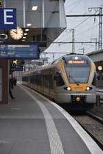 MÜNSTER, 13.12.2016, ET 5.08 der Eurobahn als RB89 nach Paderborn Hbf im Hauptbahnhof Münster