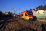 HLB Stadler Flirt 429 042 am 11.01.25 bei Butzbach