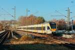 Eurobahn ET7.03 als RE13 nach Hamm Hbf bei der Durchfahrt in Wuppertal, November 2025.