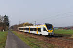 ET 7.02 (Eurobahn) als RE3 in Richtung Hamm Hbf in Bönen Nordbögge, 7. März 2026