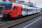 DB 429 124 steht am 31 März 2026 in Völklingen mit ein RE nach Trier Hbf.