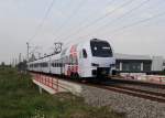 Diesen Stadler Flirt xxx sah ich am 04.09.14 in Gersthofen, er fuhr Richtung Augsburg.