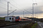 429 528 als RB12 Rostock Hbf - Ribnitz Damgarten am 30.12.2022 am Abzweig Riekdahl.