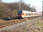 Und wieder ist es Flirt 429 028 der mir am Abend als RE 33315 Stralsund-Binz am 03.April 2009 beim Verlassen von Bergen/Rgen vor die Linse kam.