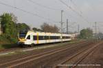 ET 7.04 (Eurobahn) als RE3 in Richtung Düsseldorf Hbf in Duisburg Schlenk, 12. April 2014