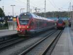 Zwei 429er traffen sich am Abend,vom 29.April 2014,auf dem Bahnhof in Bergen/Rügen.