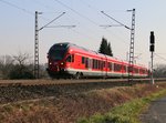 Mal ein anderer Flirt auf der Cantus Bahn Linie, aber nur auf der Durchreise gen Norden: 429 027.