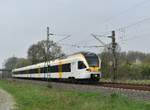 In Kleinenbroich kommt mir heute Mittag in meine Pause der Eurobahn ET 7.04 als RE 13 nach Hamm (Westfalen) vor die Linse gefahren.