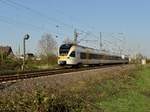 Eurobahn ET 7.14 als RE 13 nach Venlo durch Kleinenbroich am 1. April 2019 