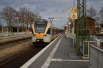 Eurobahn ET 7.02 im Nachschuß in Korschenbroich am 23.3.2016