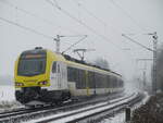 ET5.08A von Go Ahead zwischen Urbach bei Schorndorf und Plüderhausen am 18.1.2021 