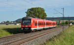 Eher selten waren vierteilige 440er im Maintal zu sehen. Hier hat 440 138 am 12.06.17 bereits Retzbach-Zellingen verlassen und setzt seine Fahrt ins nahe Karlstadt fort.