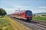 440 318-4 ist als RB in Richtung Schlüchtern bei Harrbach am 05.07.2017 unterwegs.