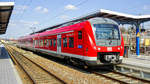 ET 440 512-0 als RB nach Donauwörth und weiter nach München Hbf in Aalen Hbf, 4.4.20.