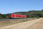 440 315 war am 7. August 2022 bei Himmelstadt in Richtung Würzburg unterwegs.