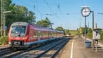 440 533 legte am 9.8.22 in Otting-Weiheim einen kurzen Zwischenstopp auf Gleis 1 ein.