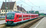 440 008 war am 17.9.08 erst wenige Wochen im Einsatz, als er in Donauwörth abfuhr.
