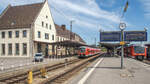 Am 21.5.14 trafen sich in Donauwörth die DB-ET 440 003 und 440 015.