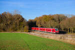 440 318 DB Regio als RB 58121 (Würzburg Hbf - Treuchtlingen, 09.11.2021