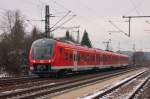 Am frhen Nachmittag kehrte der  Fugger-Express  440 509-8 wieder nach Treuchtlingen zurck. Noch testet ihn die Bahn auf allen mglichen Strecken um sein zuknftiges Augsburger Einsatzgebiet. (11/2008).