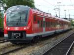 440 020  Fugger-Express  steht am 08.06.2009 in Augsburg-Morellstrasse.