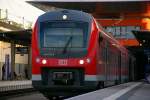 440 018 im Neu-Ulmer Bahnhof Richtung Augsburg