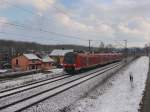 Der 440 206 am 27.11.2010 als RE nach Mnchen unterwegs bei Vilshofen.