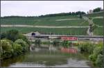 Untere Ebene -     Ein Coradia-Continental-Triebzug kurz vor dem Hauptbahnhof Würzburg.