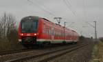 440 310-1 als RB 58020 nach Gemünden am 22.01.14 in Thüngersheim.