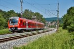 440 802-7 ist am 07.06.16 als RB 58035 auf dem Weg nach Bamberg abgelichtet wurde er in Rieneck.