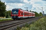 440 325-6 ist als RB in Richtung Jossa am 09.08.16 unterwegs abgelichtet bei Thüngersheim.