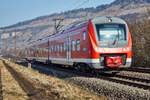 440 309-3 als RE ist am 15.02.2014 in Richtung Würzburg unterwegs gesehen bei Thüngersheim.