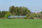 440 109 als Agilis (Plattling - Neumarkt (Oberpf)) bei Seubersdorf, 23.04.2020