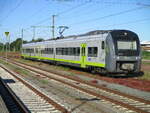 Mehrere Tage war der agilis 440 416/916 auf Rügen zusehen.In seinen Pausen stand der Zug die meiste Zeit in Bergen/Rügen wo ich,am 16.mai 2021,aufnahm.