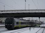 Hier die agilis 440 903 am 05.12.2010 in Regensburg Hbf.
